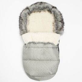 NEW BABY - Sac de picioare Lux Wool grey