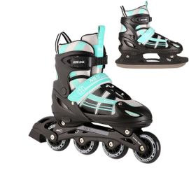 NILS - Role Extreme NH18366A 2in1 negru-verde, S(31-34)