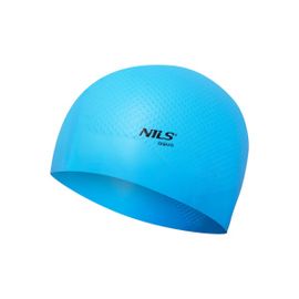 NILS - Capac de silicon Aqua NQC Dots albastru deschis
