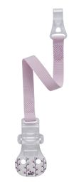 NIP - Clipul-cârlig pentru suzete, fetiță (roz floare)
