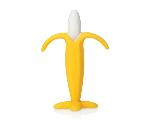 NUBY - Teether silicon banana 3m+