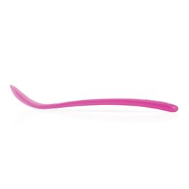 NUBY - Lingură termo cu mâner lung 2buc, 3m+ roz