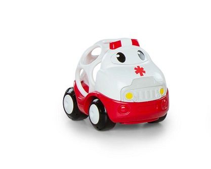 OBALL - Mașină de jucărie cu ambulanță Bruno Oball Go Grippers18m+
