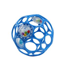 OBALL - Jucărie RATTLE 10 cm blue 0luni+