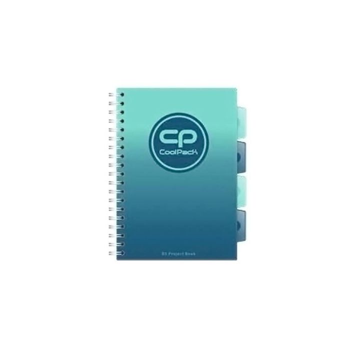 PATIO - Caiet de notițe A5 SP cu file GRADIENT BLUE LAGOON