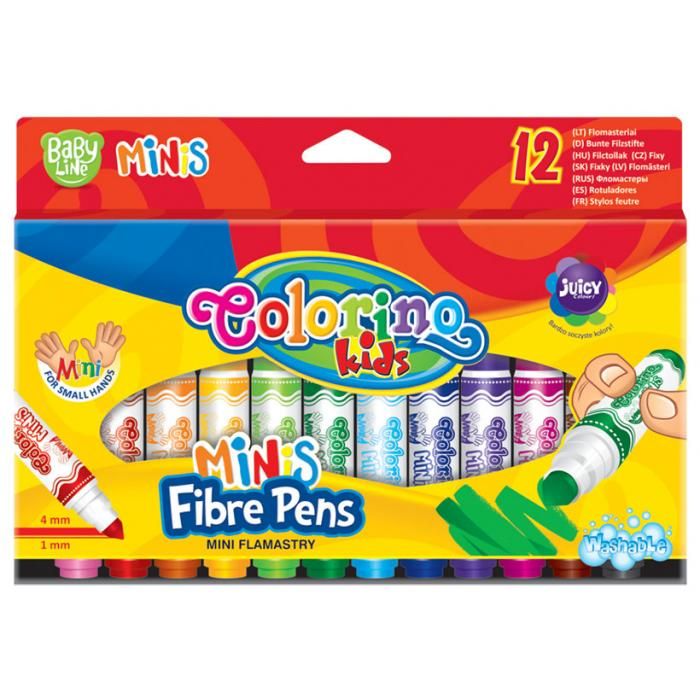 PATIO - Colorino markere Colorino Baby line Minis 12 culori