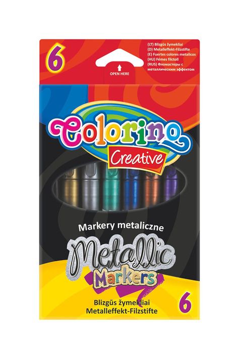 PATIO - Colorino markere metalice 6 buc.