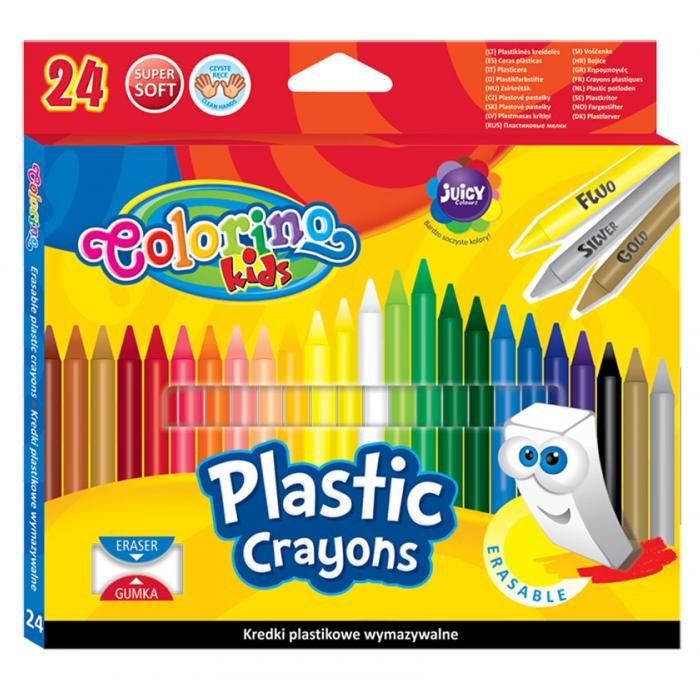 PATIO - Colorino creioane colorate de ceară 24 culori