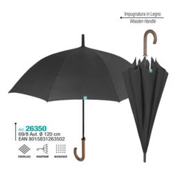 PERLETTI - Time, umbrelă de golf automată Nero, 26350