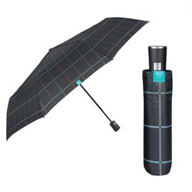 PERLETTI - Time, umbrelă pliantă automată pentru băț bați, Scozzese, 26341