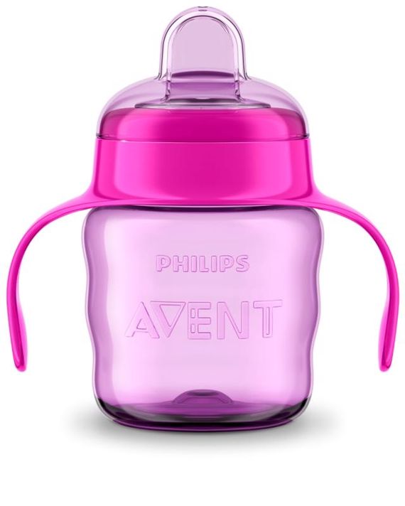 PHILIPS AVENT - Cana Avent pentru primele înghițituri Classic 200ml cu mânere fetiță