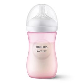 PHILIPS AVENT - Natural Response Sticlă 260 ml, 1m+ roz