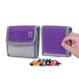 PIXIE CREW - portofel gri/violet