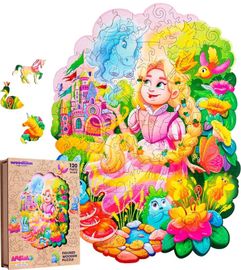 PUZZLER - Puzzle color din lemn - Amelia Prințesa Magiei