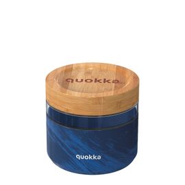 QUOKKA - Recipient din sticlă pentru alimente WOOD GRAIN, 820ml, 40133