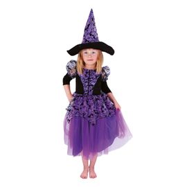 RAPPA - Costum pentru copii vrăjitoare violet (M)
