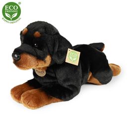 RAPPA - Câine de pluș Rottweiler întins 39 cm ECO-FRIENDLY