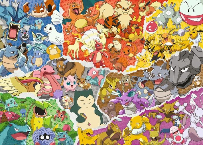 RAVENSBURGER - Pokémon 1000 părți