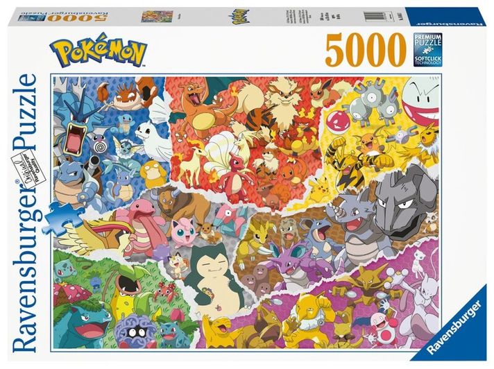 RAVENSBURGER - Pokémon 5000 bucăți