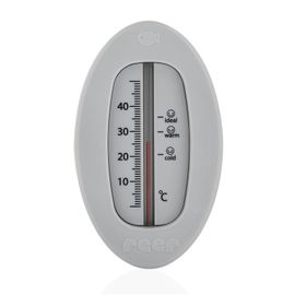 REER - Termometru de baie oval gri