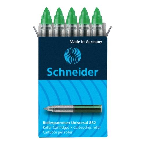 SCHNEIDER - Umplutură pentru rolleryCartridge 852 0,6 mm/5 buc - verde