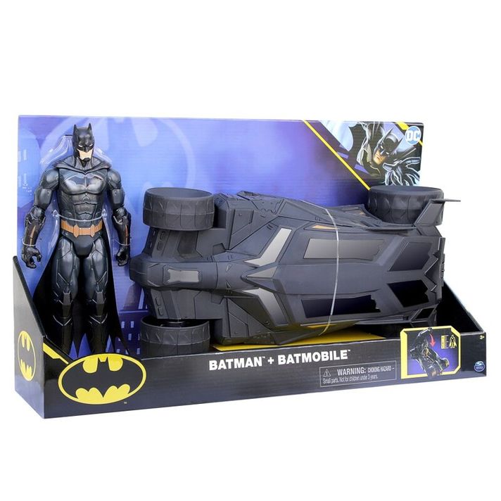 SPIN MASTER - Batman Batmobile cu figurină 30 Cm