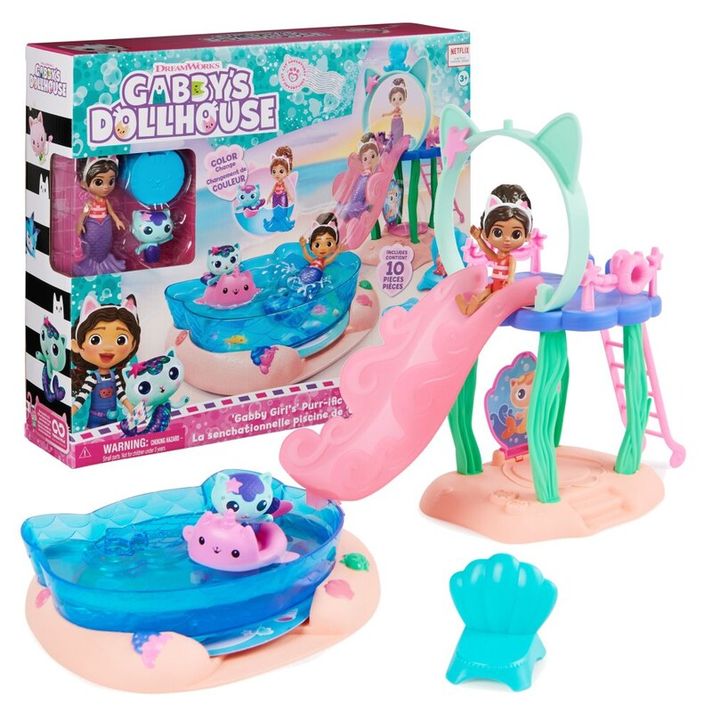 SPIN MASTER - Gabby'S Dollhouse Set de joacă la piscină