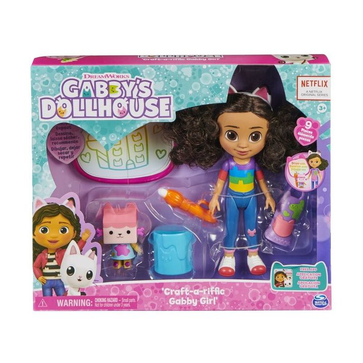 SPIN MASTER - Gabby'S Dollhouse Casa de păpuși Deluxe cu accesorii