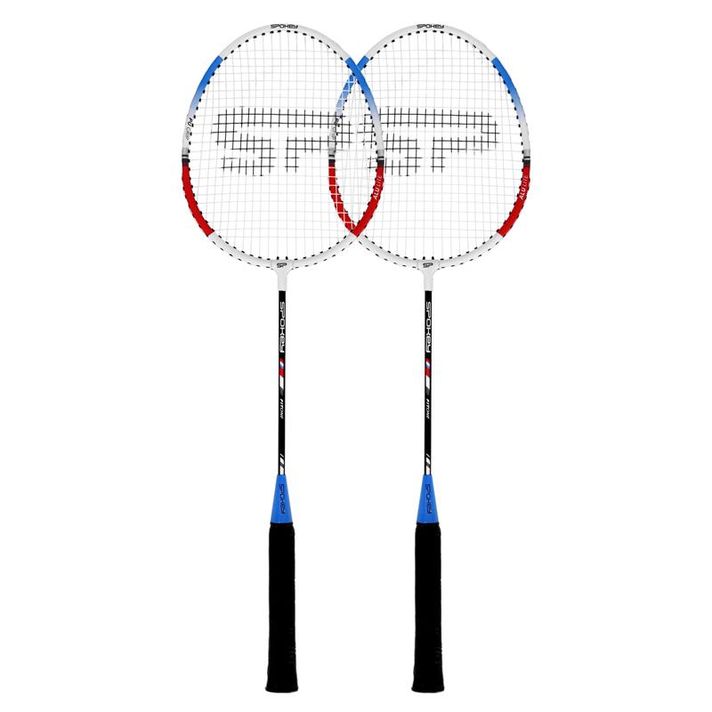 SPOKEY - FIT ONE II Set badminton - 2 rachete, albastru