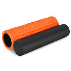 SPOKEY - MIX ROLL role de masaj fitness 2în1, portocaliu și negru