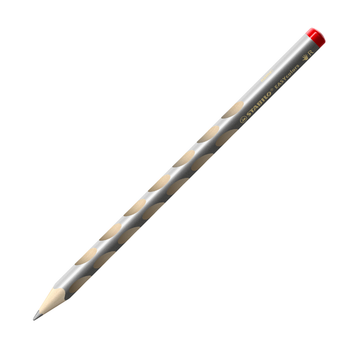 STABILO - Creion EASYcolors pentru dreptaci - argint