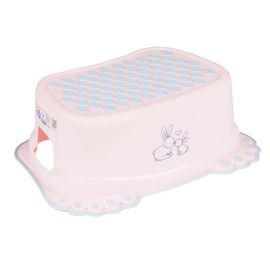 TEGA - Înălțător antiderapant pentru copii pentru baie Bunny roz