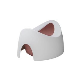TEGA - Oliță ergonomică reversibilă pentru copii cu gura de scurgere Teggi alb