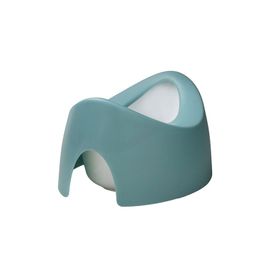 TEGA - Oliță ergonomică reversibilă pentru copii cu gura de scurgere Teggi turcoaz