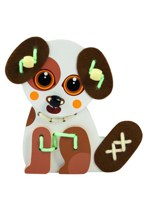 TREFL - Loveste un papi de câine de jucărie din lemn