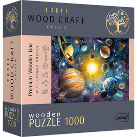 TREFL - Wooden puzzle 1000 - Călătorie prin Sistemul Solar