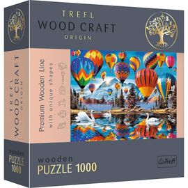 TREFL - Hit Wooden Puzzle 1000 - Baloane colorate