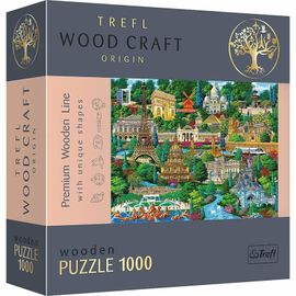 TREFL - Hit Wooden Puzzle 1000 - Fran?a - locuri celebre