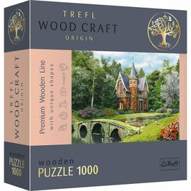 TREFL - Hit Wooden Puzzle 1000 - Casă victoriană