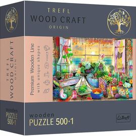 TREFL - Hit Wooden Puzzle 501 - Casă pe plajă