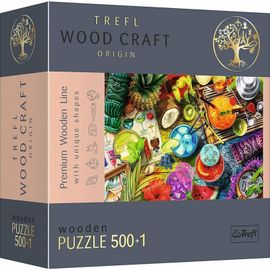 TREFL - Puzzle din lemn 501 - Cocktailuri colorate