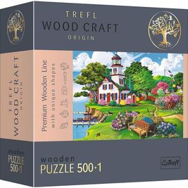 TREFL - Hit Puzzle din lemn 501 - Summer Harbour
