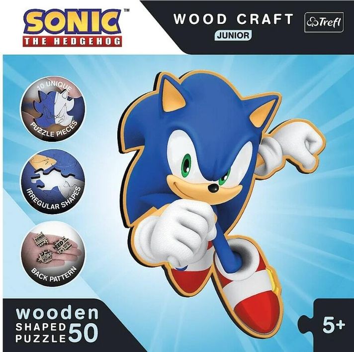 TREFL -  Puzzle din lemn Junior 50 piese - Smart Sonic