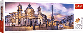 TREFL - Puzzle panoramic 500 - Piazza Navona, Roma