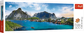 TREFL - Panorama Puzzle 500 - Arhipelagul Lofoten, Norvegia