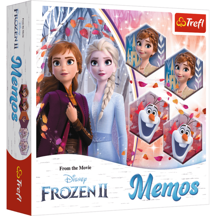 TREFL - Atinge?i jocul de memorie GAME Memos Frozen 2