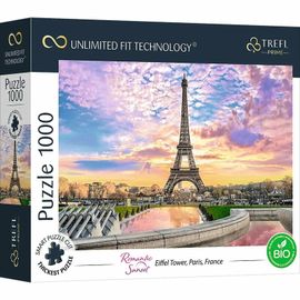 TREFL - Prime puzzle 1000 UFT - Apus romantic: Turnul Eiffel din Paris, Fran?a