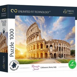 TREFL - Prime puzzle 1000 UFT - Apus romantic: Colosseum din Roma, Italia