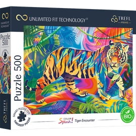 TREFL - Prime puzzle 500 UFT - Stropi de culoare: Tigru