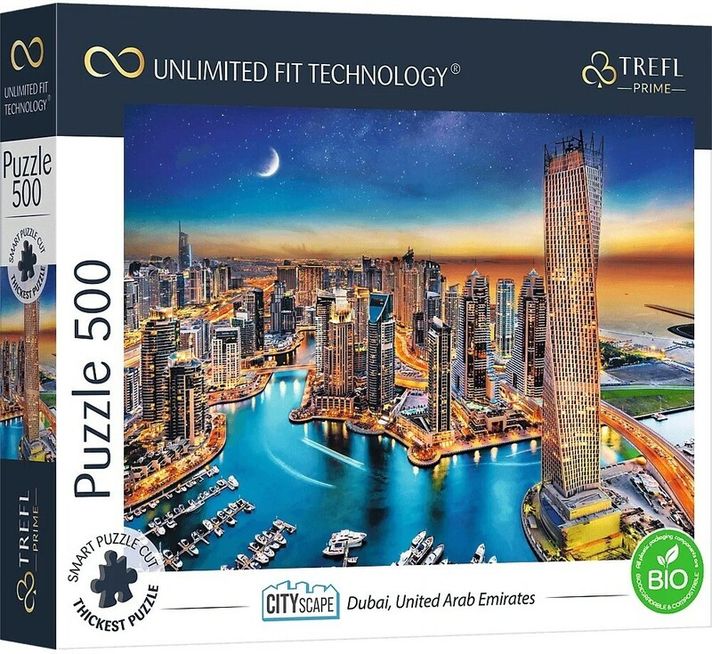 TREFL - Prime puzzle 500 UFT - Peisaj urban: Dubai, Emiratele Arabe Unite